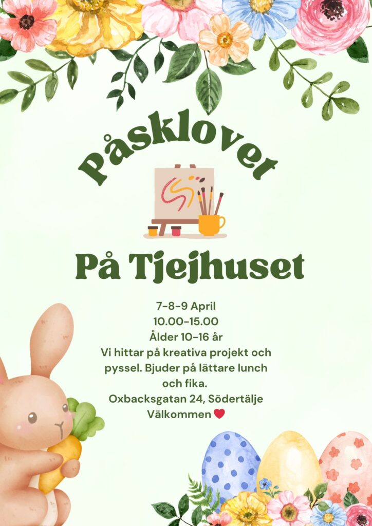 Påsklovet på Tjejhuset!