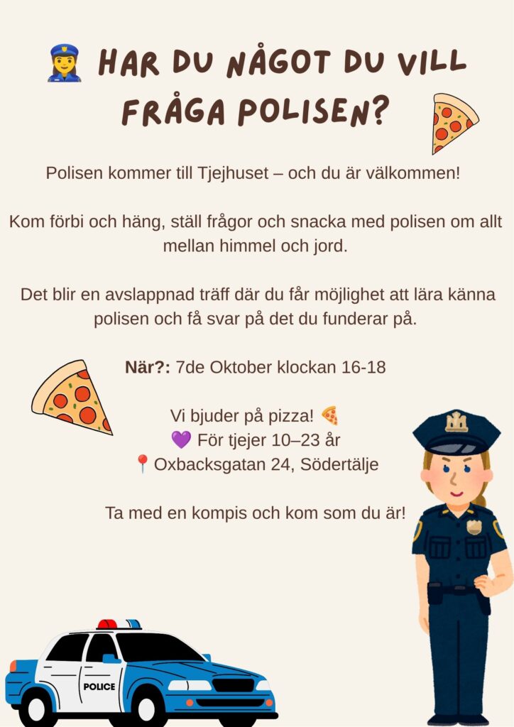Polisen på besök & nya öppettider